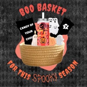 Halloween Boo Basket Gifts for Girlfriends Date Cute Holiday Spooky Personalized